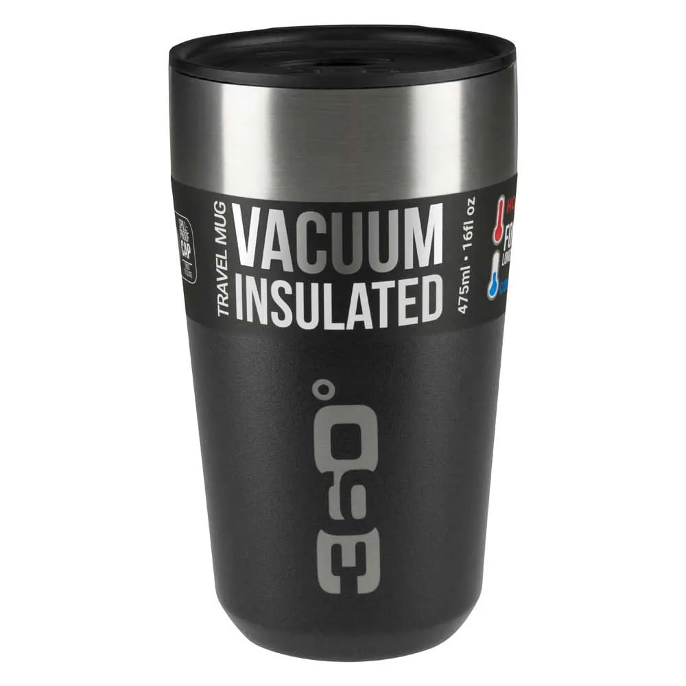 Copo Térmico 360° Degrees Camp Mug com Capacidade para 475 ml Preto
