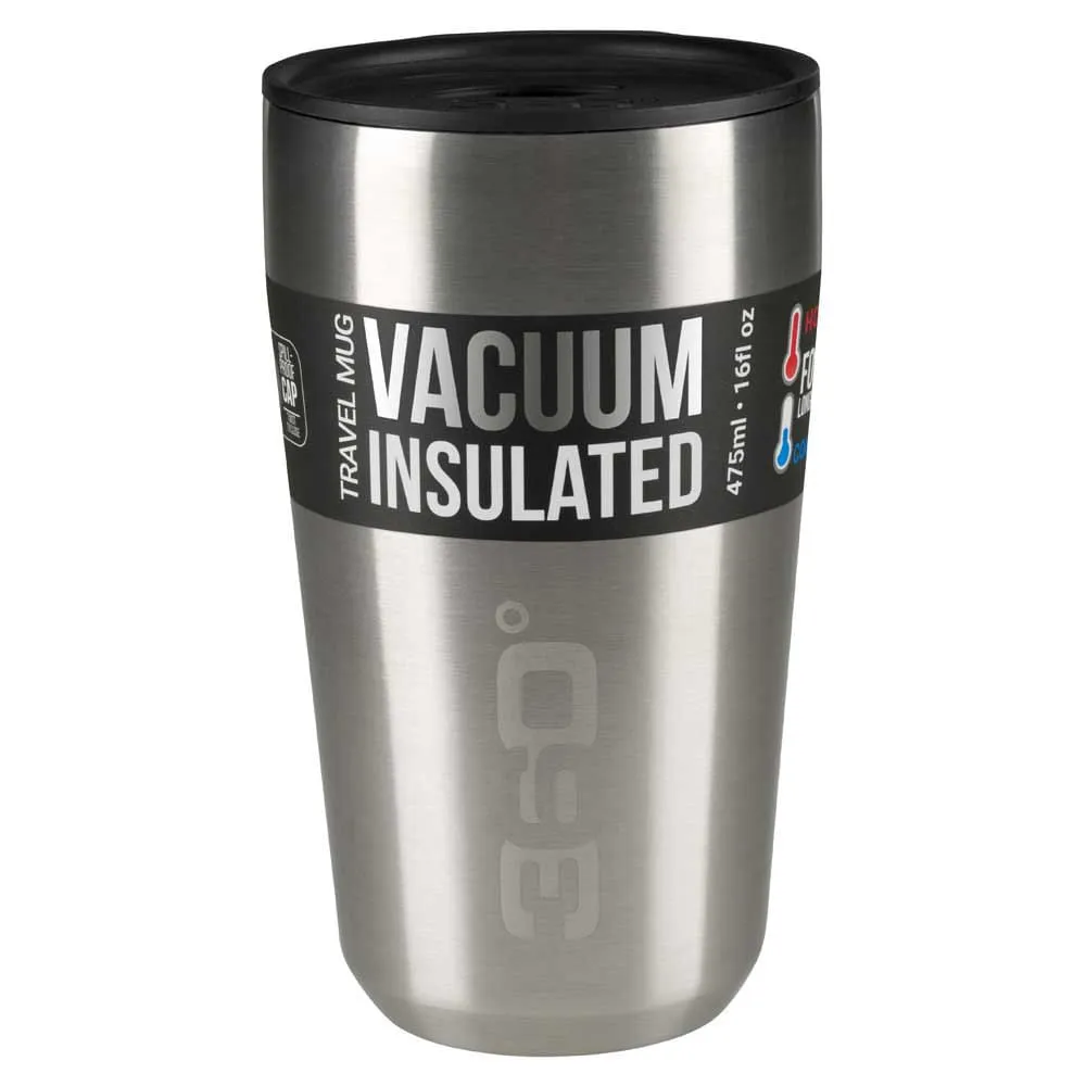 Copo Térmico 360° Degrees Camp Mug com Capacidade para 475 ml Prata