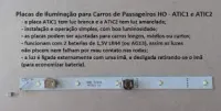 Placa de Iluminação de Carros de Passageiro Luz Amarelada - ARK TRENS - ATIC2