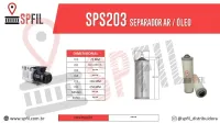 Filtro Separador Bomba De Vácuo	SPS203