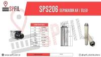 Filtro Separador Bomba De Vácuo	SPS206