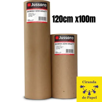 Bobina de Papel SK 120cm x 100m – 80g/m² | Embalagem Industrial e Proteção de Móveis