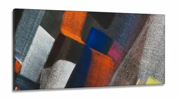 Quadro Decorativo  Abstrato Textura em Tecido Canvas