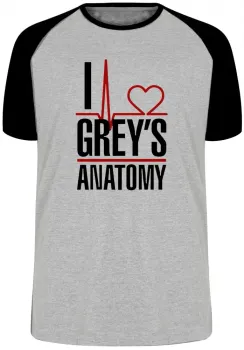 Camiseta I Love Greys tamanho XGG