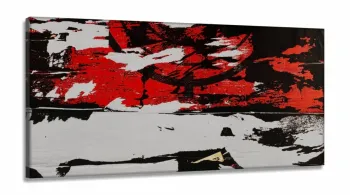 Quadro Decorativo Abstrato Arte Moderna 130x60 em Tecido Canvas