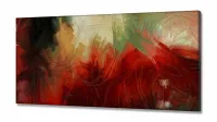 Quadro Decorativo Abstrato para Hall em Tecido Canvas 130x60 - Foto 2