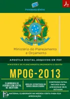 Apostila MPOG - Analista de Políticas Sociais - SAÚDE.