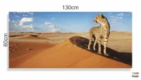 Quadro Decorativo Animais Deserto 130x60 em Tecido Canvas - Foto 3