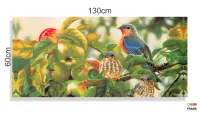 Quadro decorativo Artístico - Pássaros - 130x60 em Tecido Canvas - Foto 3