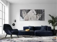 Quadro Decorativo Lobos Paisagem Com Tela em Tecido Canvas 130x60 - Foto 5
