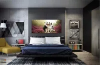 Quadros Decorativos Pet Shop Cachorros em tecido canvas 130x60 - Foto 4
