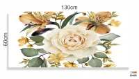 Quadro Decorativo Flor Grande 130x60 em Tecido Canvas - Foto 3