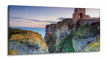Quadro Decorativo Montanhas Paisagem em Tecido Canvas 130x60