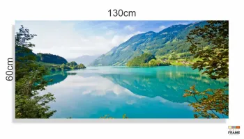 Quadro Decorativo Natureza Paisagem em Tecido Canvas 130x60