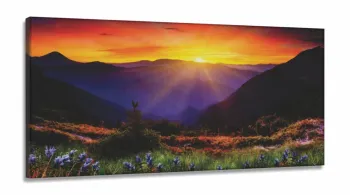 Quadros Decorativos Paisagem em tecido canvas 130x60