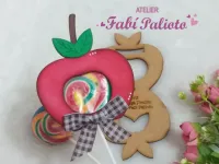 G1.415  Gabarito de Moldes em MDF Maçã Pirulito