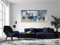 Quadro Abstrato Pintura  em Tecido Canvas 130x60 cm - Foto 5