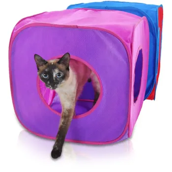 Kubo p/ Gatos - Lilás/Rosa - Tubline