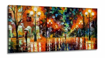 Quadro Decorativo Moderno Artistico Pintura em Tecido Canvas 130x60 cm