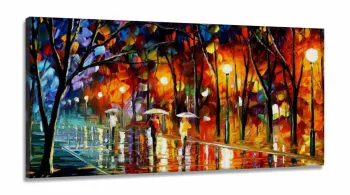 Quadro Decorativo Moderno Pintura Sala Quarto em Tecido Canvas 130x60 cm