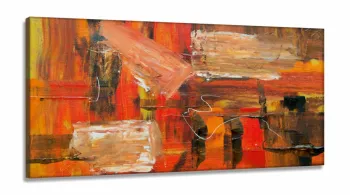 Quadro Artistico Moderno Decorativo em Tecido Canvas 130x60 cm