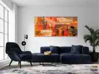 Quadro Artistico Moderno Decorativo em Tecido Canvas 130x60 cm - Foto 5