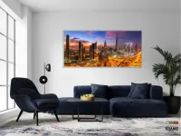 Quadro Decoração Cidade em Movimento em Tecido Canvas - Foto 5