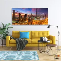Quadro Decoração Cidade em Movimento em Tecido Canvas - Foto 7