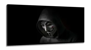 Quadro Decorativo - Anonymous - em Tecido Canvas