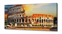 Quadro Decorativo  Coliseu de Roma em Tecido Canvas - Foto 2