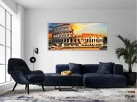 Quadro Decorativo  Coliseu de Roma em Tecido Canvas - Foto 5