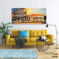 Quadro Decorativo  Coliseu de Roma em Tecido Canvas - Foto 7