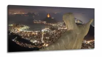 Quadro Decorativo - Cristo Redentor -em Tecido Canvas