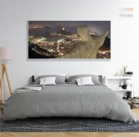 Quadro Decorativo - Cristo Redentor -em Tecido Canvas - Foto 6