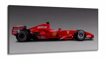 Quadro Decorativo  Fórmula 1 Ferrari 1em Tecido Canvas
