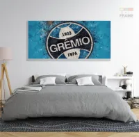 Quadro Decorativo  Grêmio Futebol em Tecido canvas 130x60 - Foto 6