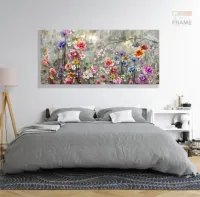 Quadro Decorativo 117 em tecido canvas 130x60 cm - Foto 6