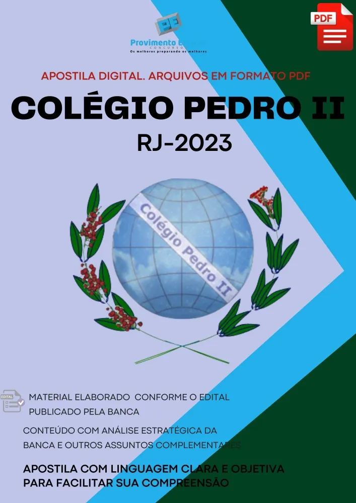 Apostila Colégio Pedro II 2023 Assistente Administração