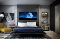 Quadro Decorativo 130x60 Sala Quarto Estrela Da Morte At-at em Tecido Canvas - Foto 4