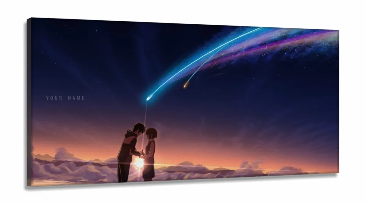 Quadro Decorativo Anime 130x60 cm em Tecido Canvas Imagem