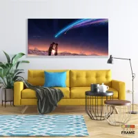 Quadro Decorativo Anime 130x60 cm em Tecido Canvas - Foto 7