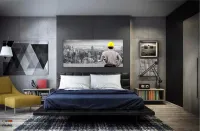 Quadro Decorativo Arquitetura -130x60 em Tecido Canvas - Foto 4