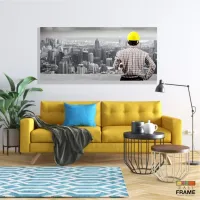 Quadro Decorativo Arquitetura -130x60 em Tecido Canvas - Foto 7