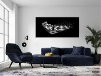 Quadro decorativo Arte Jogo de Xadrez Para Quarto 130x60 em Tecido Canvas - Foto 5