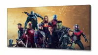 Quadro Decorativo Avengers 130x60 em Tecido Canvas - Foto 2