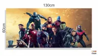 Quadro Decorativo Avengers 130x60 em Tecido Canvas - Foto 3
