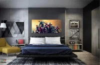 Quadro Decorativo Avengers 130x60 em Tecido Canvas - Foto 4