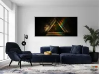 Quadro Decorativo Banda Pink Floyd color 130x60 em Tecido Canvas - Foto 5