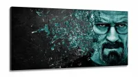 Quadro Decorativo Braking Bad Filme em Tecido Canvas 130x60