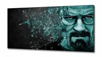 Quadro Decorativo Braking Bad Filme em Tecido Canvas 130x60 - Foto 2